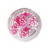 3D silikon - kvet list Pink