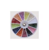 Karusel - perleť okrúhla mix farieb 600ks