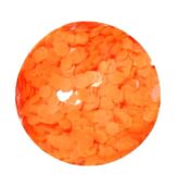 hexagon stredný neon orange