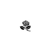 Šablona na tetovanie - ruža L