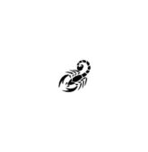 Šablona na tetovanie - škorpion B