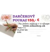 Darčekový poukaz v hodnote 150eur