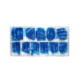 Tipy JOS Cosmetics - modré transparent. 500ks + box