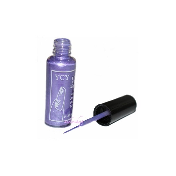 Zdobiaci  lak YCY – fialový perleťový Zdobiaci lak YCY - fialový perleťový