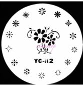 Airbrush šablóna YC-A2