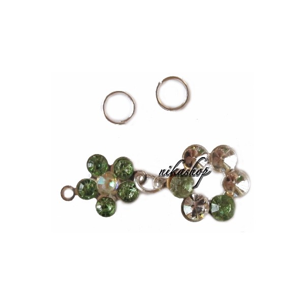 Prívesok kvet zelený kolo Prívesok kvet zelený kolo