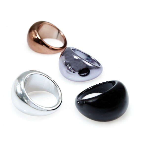 Nail art prsteň oval strieborný Nail art prsteň oval strieborný