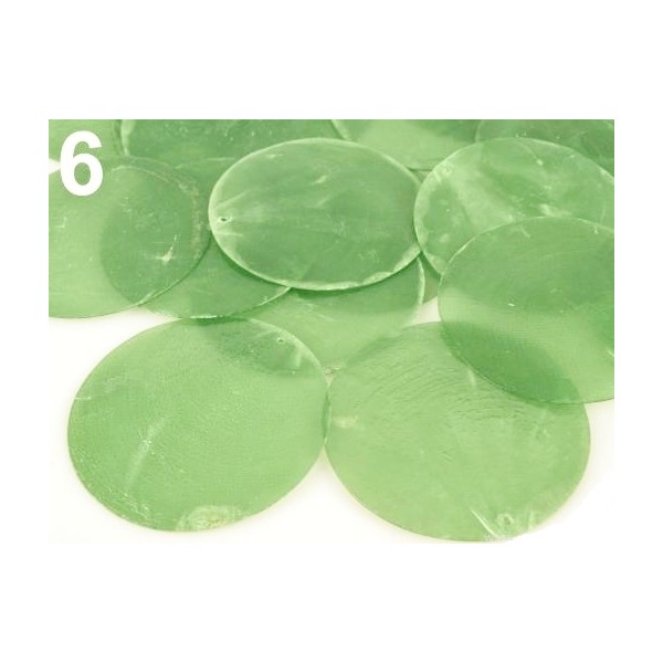 Nail art perleťová placka zelená Nail art perleťová placka zelená