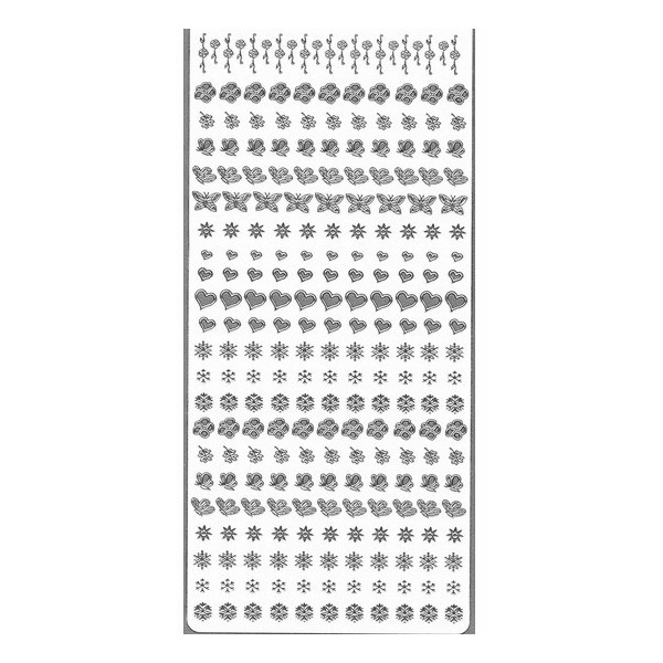 Nálepky sticker decal – STRIEBORNÉ METALIC 1850 Nálepky sticker decal - STRIEBORNÉ METALIC 1850