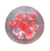 3D silikon - Ruža B Peach neon-8123