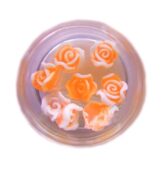 3D silikon - Ruža B Oranžová-8124