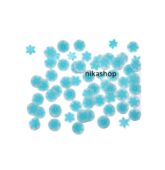 FIMO Snehová vločka modrá-8792