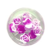 3D silikon - Ruža B Purple-8130